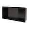 Alfi Brand 24" x 12" Brushed Black PVD Stainless Steel Single Shelf Shower Niche ABNP2412-BB - alternate 9